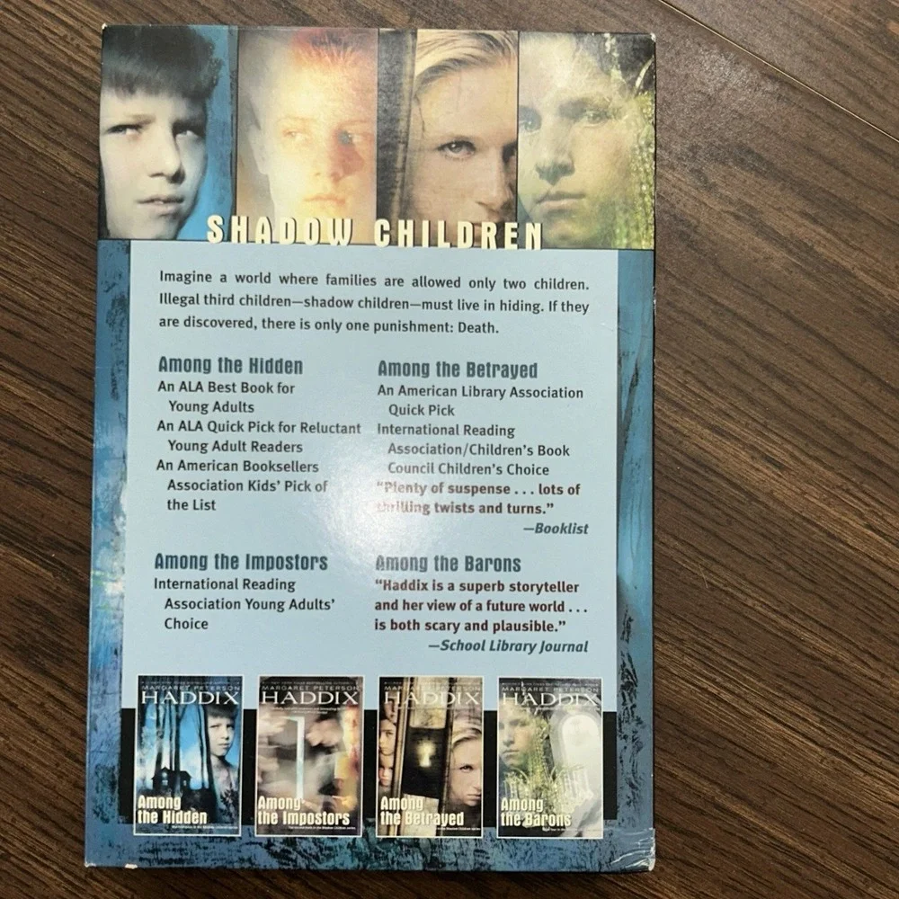 Shadow Children Series Boxed Set Books 1-4 Margaret Peterson Haddix‎